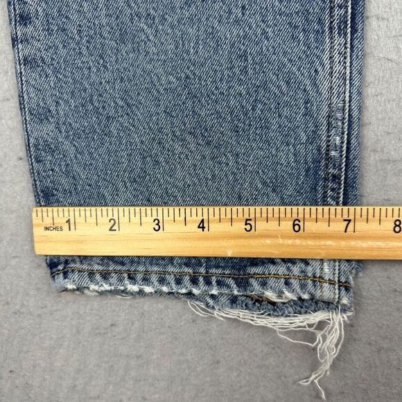 NWT AGOLDE 90's Pinch Waist Jeans Women's Size 24 Endless Distressed Straight - Picture 7 of 14